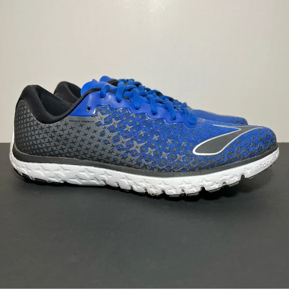 BROOKS Shoes Mens Size 9 M PureFlow 5 Blue Running Sneakers - Picture 1 of 9